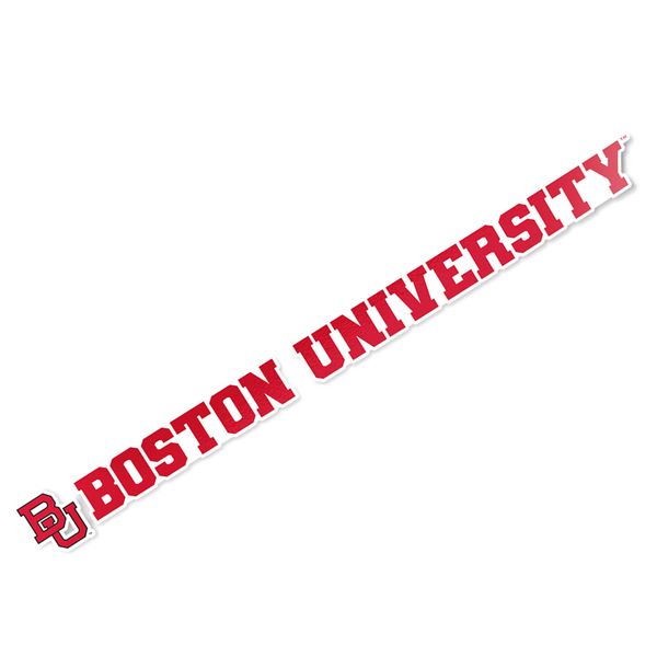 Desert Cactus Boston University Terriers BU Name Logo Vinyl Decal Laptop Water Bottle Car Scrapbook (15 Inch Sticker)