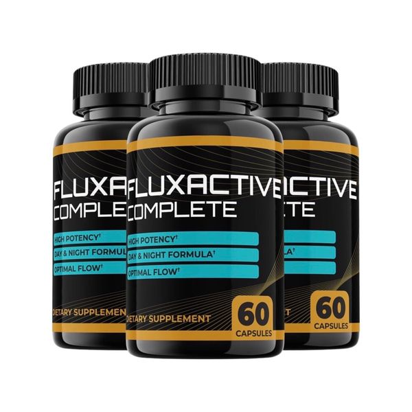 3-Pack Fluxactive Complete For Prostate Health Supplement Pills (180 Capsules)