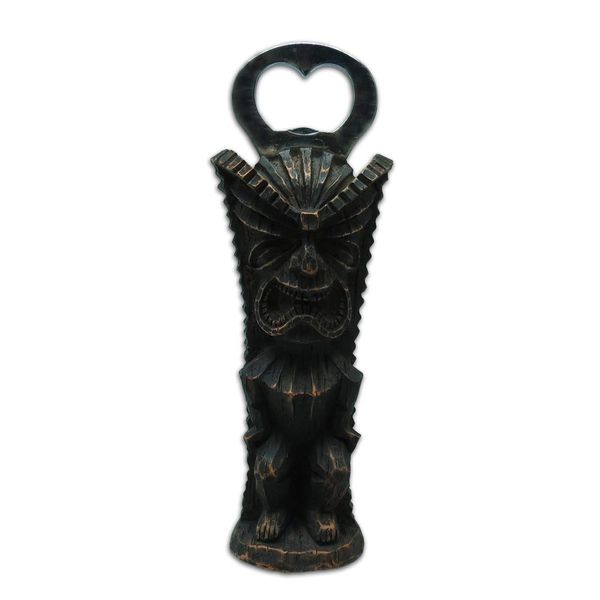 Ancient Hawaiian Money Tiki Bottle Opener