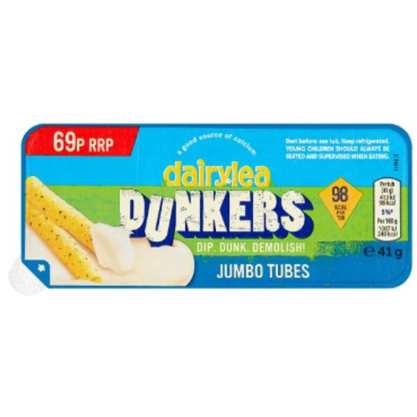 Dairylea Dunkers Jumbo Tubes Cheese Snack 41g x 15