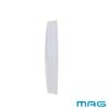 MAG W-736WH-Z Educational Wall Clock, Analog, Plastic Windshield, White