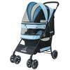 4 Wheel Dog Cat Pet Stroller Best Lightweight Foldable Compact Portable Jogger A