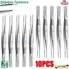 Debakey Tweezers 6" Forceps Atraumatic Dental Veterinary Surgical Instruments