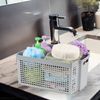 Cand 12-Pcs Large Plastic Stackable Storage Basket Organizer for Pantry, Shelves