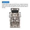 sourcing map 4pcs Table Leg Folding Brackets, Foldable Self Lock Hinges Extension Support for Table Bed Leg, Silver Tone
