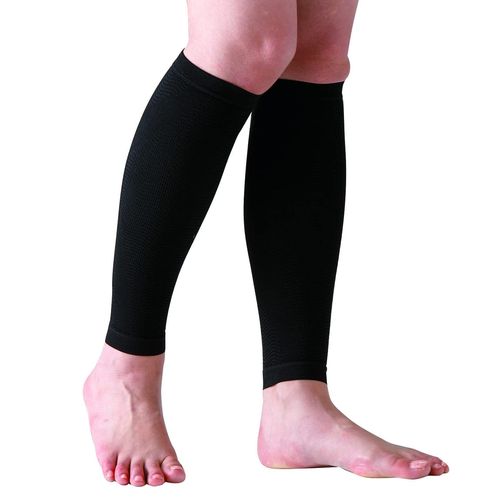 Cervin Calf Neat Slim Shaper, Set of 2, Black