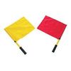 New Plain Referee Linesman's Flags Set Football Soccer Touchline