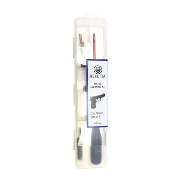 Beretta Handgun Basic Cleaning Kit (9MM) with a Small Footprint, Ideal to Keep in The Backpack/Bag/Case (E02850)