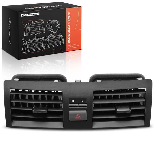 A-Premium A/C Air Vent Panel Compatible with Toyota Camry 2007-2013, Front Side, Black