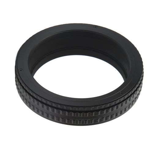Focusing Helicoid Adapter Connector, M65 to M65 17‑31mm Aluminum Alloy Focusing Helicoid Tube, Anodized Extinction Treatment Focusing Helicoid Adapter, Black
