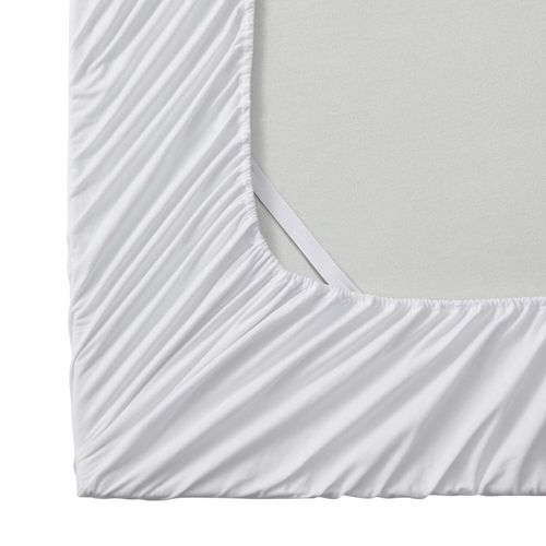 TRP Luxuriously Soft and Wrinkle Free Flannel Sheets Queen Size, White Color | All Seasons Machine Washable Aesthetic Bedding Elastic Deep and Corner Straps Pocket Fitted Bed Sheet