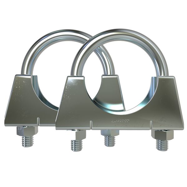 Pack of 2 M10 Pipe Clamp Diameter 90 mm
