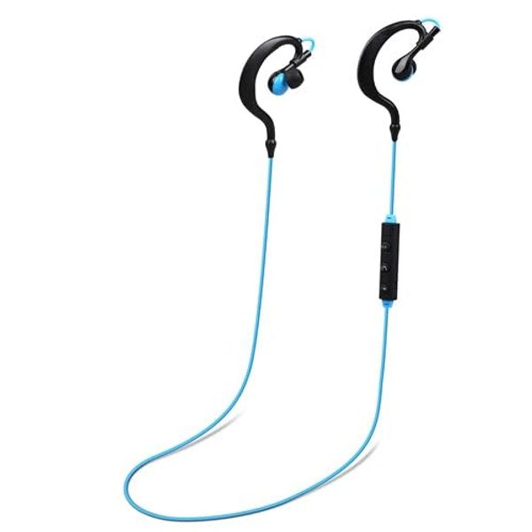 Wireless Headsets V4.1 Sport in-Ear Stereo Headphones Sweat-Proof Neckband Earbuds w/Mic Deep Bass HiFi Earphones for Running Hiking Travel