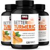 FORCE FACTOR Better Turmeric 3-Pack Joint Support Supplement Featuring HydroCurc Turmeric, Clinical Strength Joint Support, 360 Tablets, White Packaging
