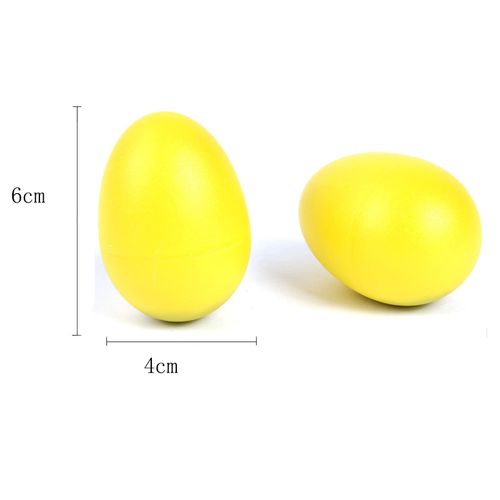 Yoshino Yugudani 6 Colors Egg Shaker, Egg, Maracas, Children, Educational Toy, Play Musical Instrument, Set of 12