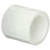 Spears 430 Series PVC Pipe Fitting, Coupling, Schedule 40, 1-1/4" NPT Female