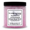 The Soap Exchange Sea Salt Body Scrub - Strawberries & Champagne Scent - Hand Crafted 8 fl oz / 240 ml Natural Artisan Skin Care, Shea Butter, Exfoliate, Moisturize, & Protect. Made in the USA.