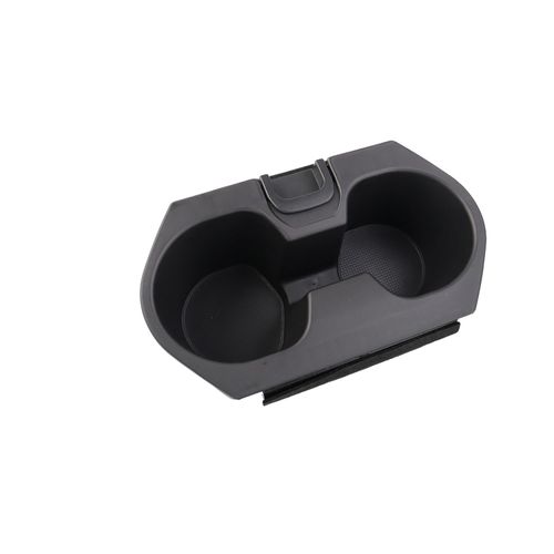 VKVXCLON Cup Holder Insert, Compatible with Honda Civic Cup Holder 2016-2021 Lx Ex Si Sport Hatchback Center Console Drink Bottle Holder Insert 83446-TBA-A01ZA (Black)