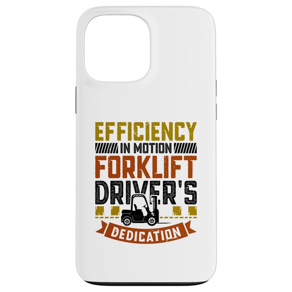 iPhone 13 Pro Max Efficiency in motion forklift driver - Forklift Case
