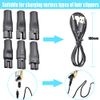 9 PCS Replacement Power Cord 5V Charger USB Adapter Suitable for Electric Hair Clippers, Beard trimmers, Shavers, Beauty Instruments, Desk Lamps, Purifiers.