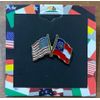 Georgia-US Double Lapel Pin Enamel Lapel Pin