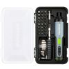 WORKPRO 4V Rechargeable Cordless Electric Screwdriver Sets 35 Bits Extension Rod