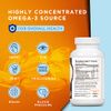 CardioTabs Omega-3 Enteric-Coated Fish Oil Supplements, Triglyceride Form, 1100 mg Total Omega-3 Fatty Acids, Non-Dairy and Gluten-Free, Special Enteric Coated Softgels for No Fishy Burps - 180 Count