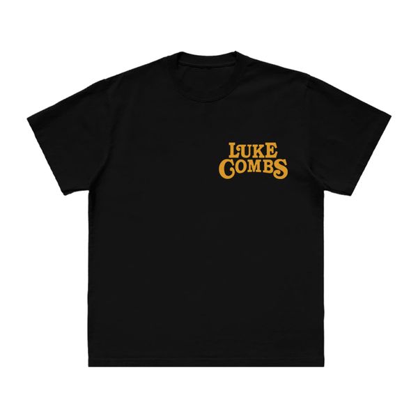 Luke Combs Gettin' Old Album Tee Black