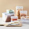 Lock n Lock Rectangular 800ml (207 x 134 x 53mm), Clear/Blue