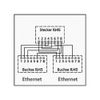 Goobay 68908 Cable Splitter, Network Doubler, CAT Y-Adapter, Grey