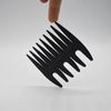 Professional Men Styling Comb, Pompadour Streaker Comb Texture Wide Tooth Comb for Hairstyling Shaping Wet Pick Hairdressing Comb, Black