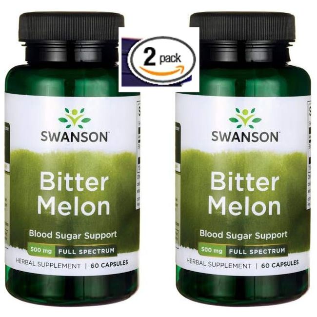 Bitter Melon (Momordica Charantia) 2 Pack 120 Ayurvedic Herb Blood Sugar Support