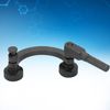 dial indicator holder, half round combination + 8 mm dial Indicator Base, dial Indicator Holder, Curved Bracket, Tool Stand for Digital dial Indicator for indicator holder extension