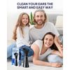 Upgraded Clearer Safe Ear Cleaner with Smart Water Temperature Sensor Black
