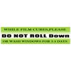 5x1 inch DO NOT ROLL Down Warning Stickers Labels ,Do Not Roll Down Text Caution Labels for Car Window Switch Tape Warning (500 Pcs)