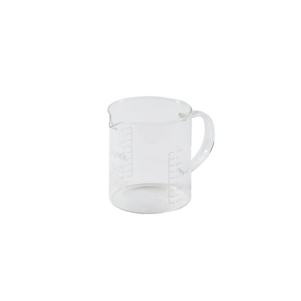 Pyrex CP-8639 Pyrex Measuring Cup with Handle, 16.9 fl oz (500 ml), Blow, Heat Resistant Glass, Microwave Safe, Dishwasher Safe