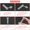 100 x 2ml Plastic EP Tube Round Bottom Vials Tubes Lab Supplies Sample Container