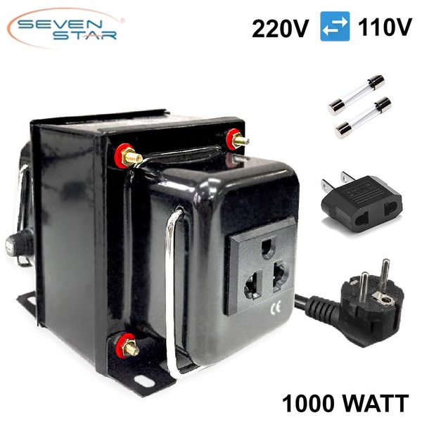 SevenStar THG-1000 UD Watt 220V/110V Step Up/Down Voltage Converter Transformer