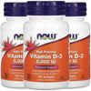 NOW Supplements, Vitamin D-3 5,000 IU, High Potency, Structural Support*, 120