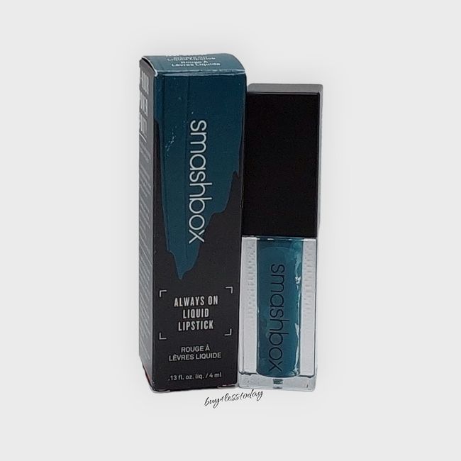 SMASHBOX ALWAYS ON Liquid Lipstick - Teal with it 0.13oz Authentic free ship NEW