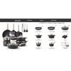 CAROTE 21pcs Pots and Pans Set Non Stick, Kitchen Cookware Sets, Large Capacity