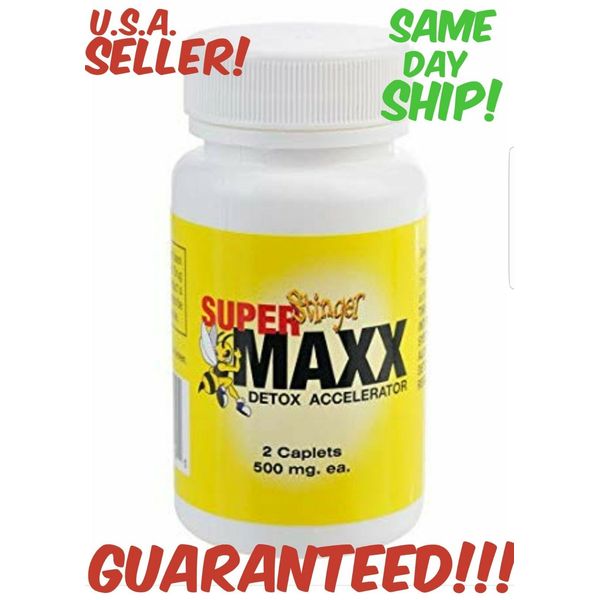 Stinger Super Maxx Detox Accelerator 2 Caplets Pills Body CLEANSER DETOXIFY NOW!