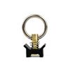 VanEssential Venture L-Track Spring Loaded Adjustable Tie Down Ring - Black - 10 pcs