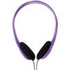 Koss KPH7V Portable On-Ear Headphone with Adjustable Headband - Violet