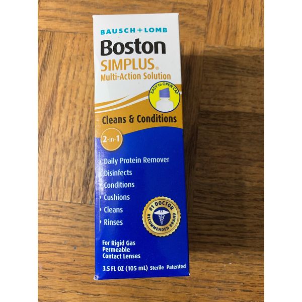Bausch And Lomb Boston Simplus Contact Lens Cleaner
