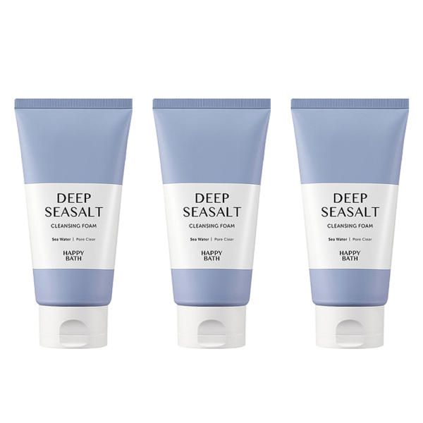 Happy Bath Perfect Deep Sea Salt Cleansing Foam 150G x 3