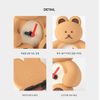 Bear Silicone Desk Clock, Cute Clock, Gift (Cream)