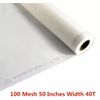 1 Yard 100 Mesh Silk Screen Printing Mesh Fabric 40T - 50" Width