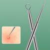 Titanium Lancet Needle Acne Blackhead Remover Pimple Extractor Popper Tool