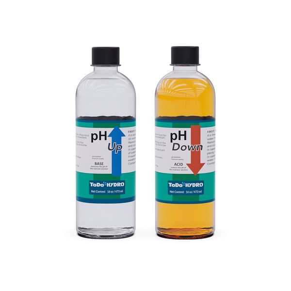 pH Regulators Kit Up and Down (pH plus and pH minus) Easy Control Liquids 64 oz